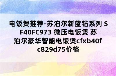 电饭煲推荐-苏泊尔新蓝钻系列 SF40FC973 微压电饭煲 苏泊尔豪华智能电饭煲cfxb40fc829d75价格